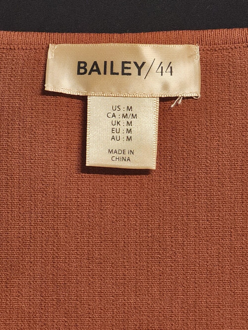 Bailey 44 Rust Ruffle Sleeve Ribbed Tank Top - Picture 2 of 3